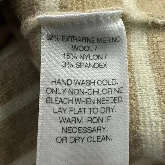 VINEYARD VINES Women’s Small Merino Wool Striped Long Sleeve Knee Length Dress - Picture 9 of 10